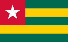 Drapeau Togo